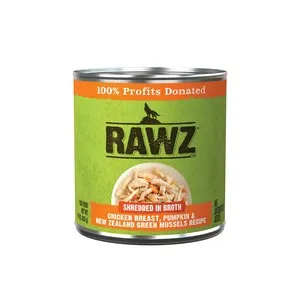12/10oz Rawz Dog Shred Chicken/Pumpkin - Health/First Aid